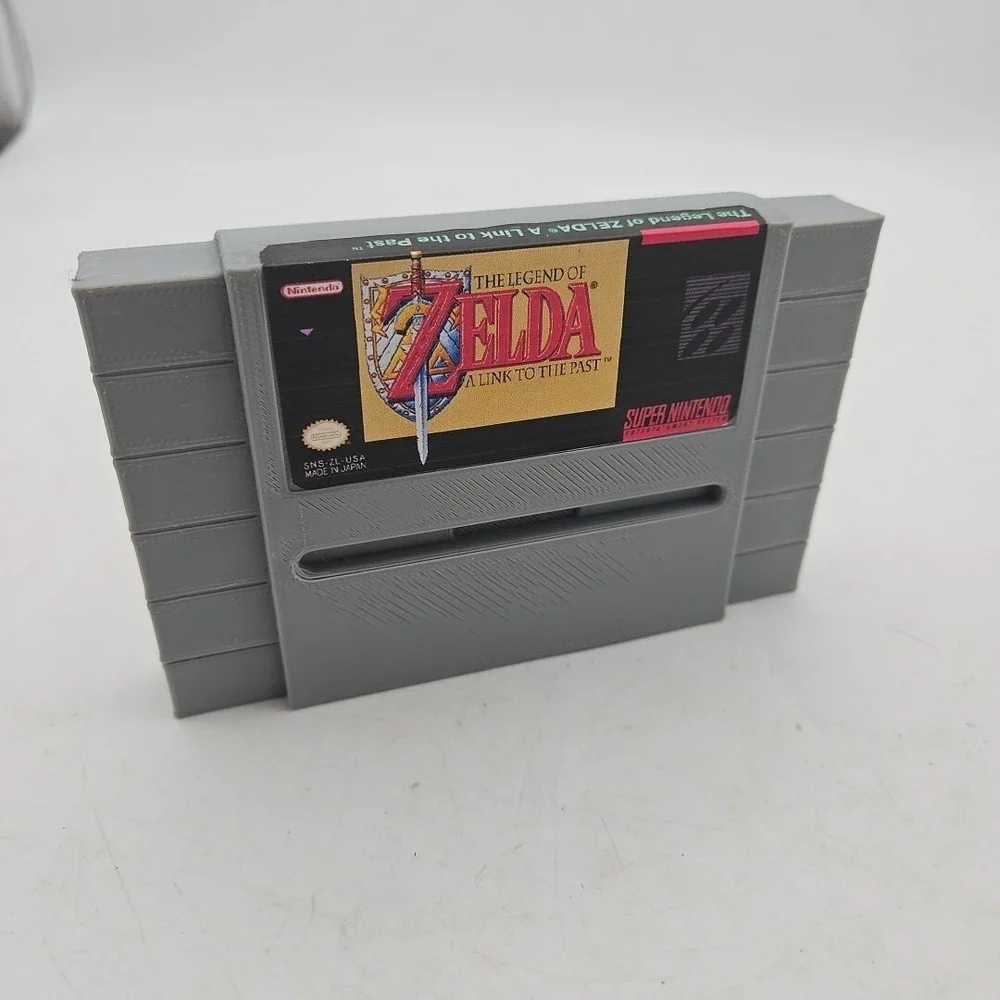 3D Printed Zelda SNES Cartridge Nintendo Switch Game Holder‎